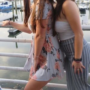 Off-the-shoulder sundress!